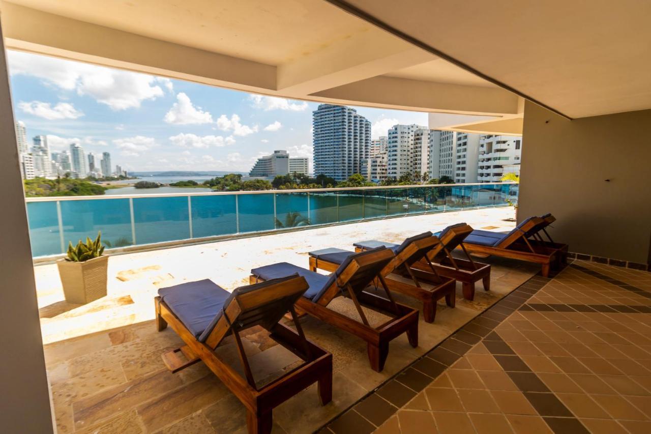 Apartamento De Lujo Con Vista Al Mar - Excelente Ubicacion Картахена Экстерьер фото